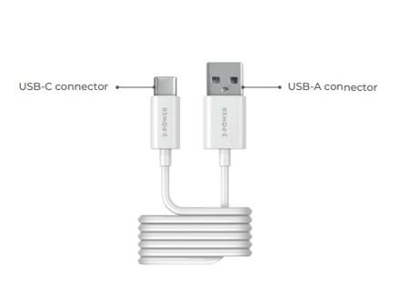 2-Power kabel USB-A TO USB-C,