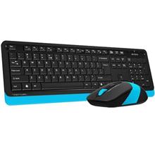 A4tech FG1010 FSTYLER set bezdr. klávesnice + myši, voděodolné provedení, modrá barva,cz