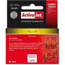ACJ Ink cartridge Canon CLI-8 Yellow WITH CHIP -