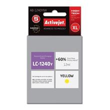 ActiveJet ink cartr. Brother LC-1240Y - 12 ml - 100% NEW AB-1240YNX