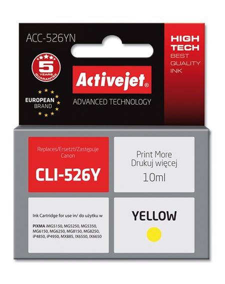 ActiveJet ink cartr. Canon CLI-526Y - 10 ml -