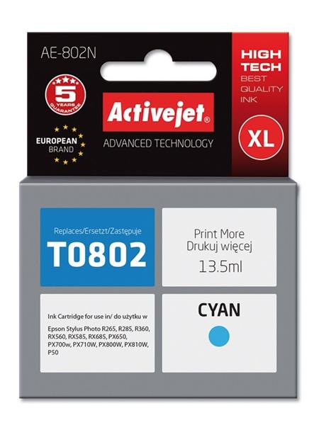 ActiveJet Ink cartridge Eps T0802 R265/R360/RX560