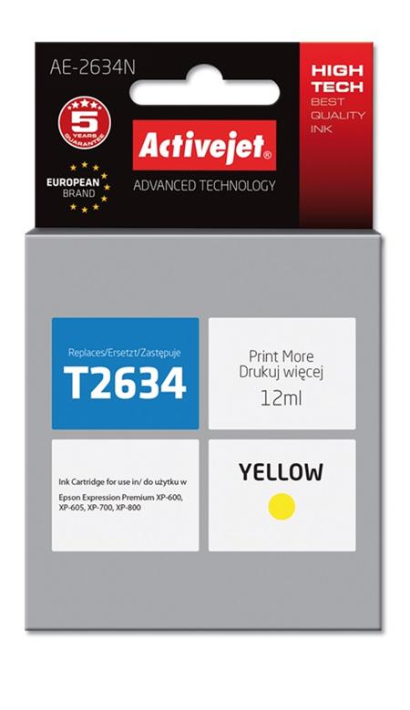 ActiveJet ink Eps T2634 Yellow XP-600, XP-800
