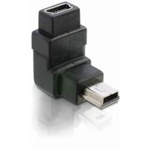 Adaptér USB mini B 5-pin 90° samec na USB mini B