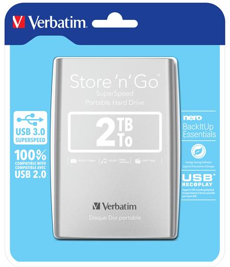 Akce!!! VERBATIM Hard Drive 2,5" 2TB USB 3.0