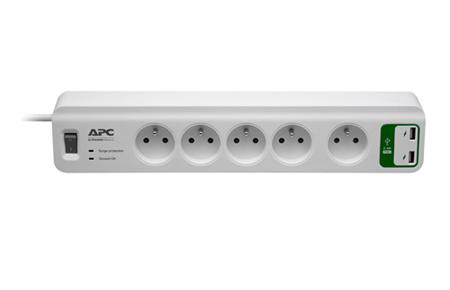 APC Essential SurgeArrest 5 outlets with 5V, 2.4A