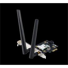 ASUS PCE-AX3000, AX3000 Dvoupásmový PCI-E Wi-Fi 6 (802.11ax). Podpora 160MHz, Bluetooth 5.0, zabezpečení sítě WPA3,OFDM