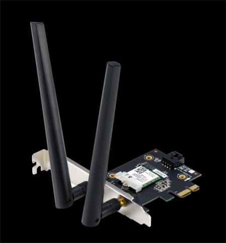 ASUS PCE-AXE5400, WiFi 6E PCI-E adaptér se 2