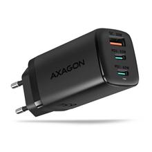 AXAGON ACU-DPQ65, GaN nabíječka do sítě, 3x port (USB-A + dual USB-C), PD3.0/QC4+/PPS/Apple, 65W