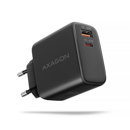 AXAGON ACU-PQ45 GaN nabíječka do sítě 45W, 2x