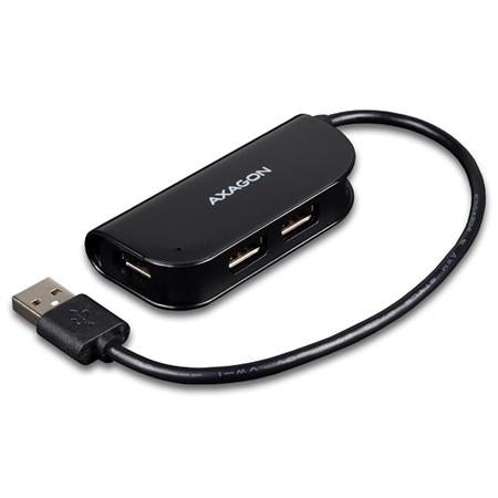 AXAGON externí 4x USB2.0 READY BLACK