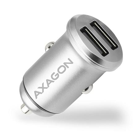 AXAGON PWC-5V4, mini SMART nabíječka do auta, 2x