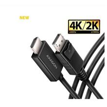 AXAGON RVD-HI20C2, DisplayPort -> HDMI 2.0b redukce / kabel 1.8m, 4K/60Hz