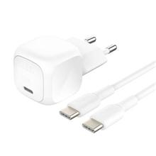 Belkin BOOST CHARGE™ 20W USB-C Power Delivery PPS nástěnná nabíječka + 1m USB-C na USB-C kabel, bílá