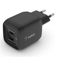 Belkin Duální 45W USB-C Power Delivery GaN PPS nástěnná nabíječka, černá