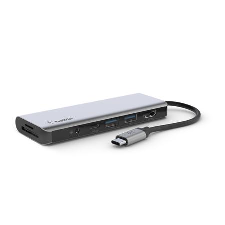 Belkin USB-C 7in1 Multiport adapter - 4K HDMI,