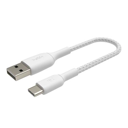 Belkin USB-C kabel, 15cm, bílý -