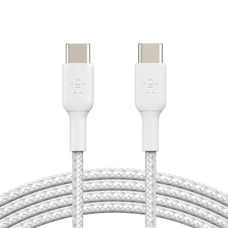 Belkin USB-C na USB-C kabel, 1m, bílý -