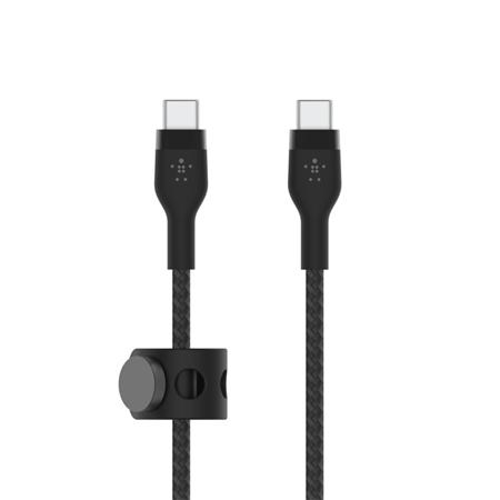 Belkin USB-C na USB-C kabel, 2m, černý - odolný