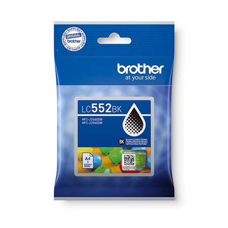 Brother LC-552BK (inkoust black, 550