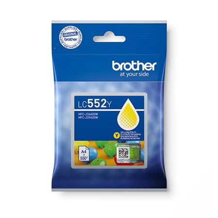 Brother LC-552Y (inkoust yellow, 550