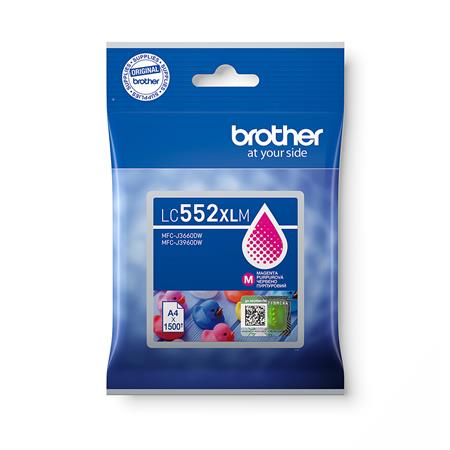 Brother LC552XLM (inkoust magenta, 3000