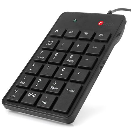 C-TECH klávesnice KBN-01, numerická, 23 kláves,