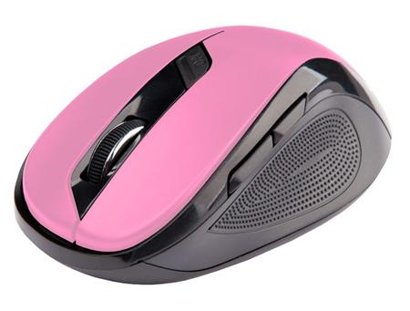 C-TECH myš WLM-02P, růžová, bezdrátová, 1600DPI,