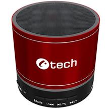 C-TECH reproduktor SPK-08R, bluetooth, baterie, USB-C, červená
