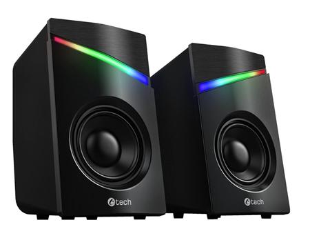 C-TECH reproduktory SPK-15, 2.0, 6W, RGB