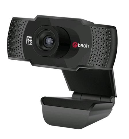 C-TECH webkamera CAM-11FHD, 1080P, mikrofon,