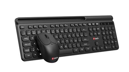 C-TECH WLKMC-05B Quallis, bezdrátový set