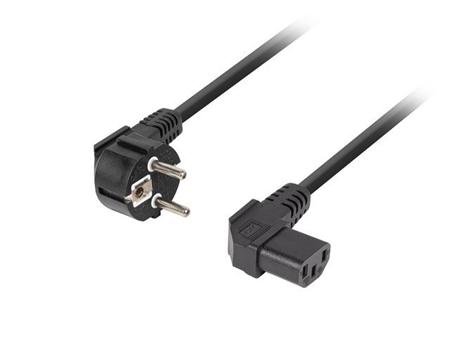 CEE 7/7->IEC 320 C13 POWER CORD 3m ANGLED RIGHT