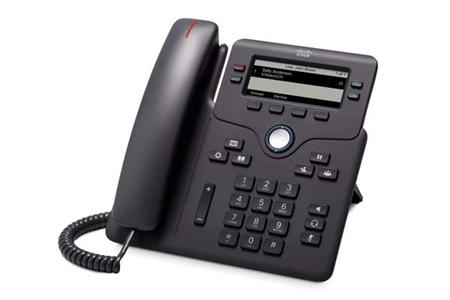 Cisco IP Phone 6851 šedý s podporou