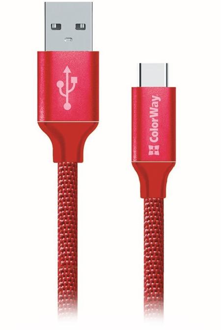 Colorway Datový Kabel Usb /Type-C/ 1m/ 2.1A/