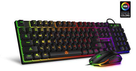 CONNECT IT BATTLE herní combo drátová klávesnice