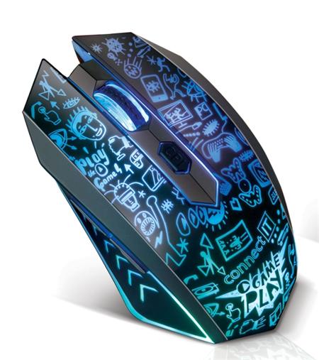 CONNECT IT DOODLE 2 bezdrátová herní myš, 2400dpi