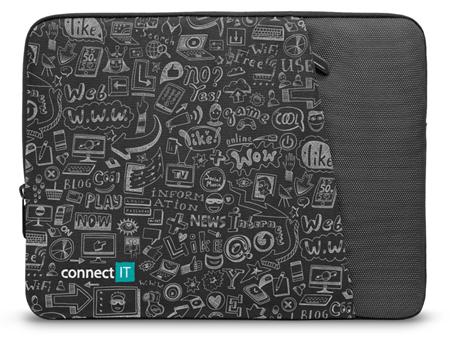 CONNECT IT Doodle pouzdro pro notebook 13.3",