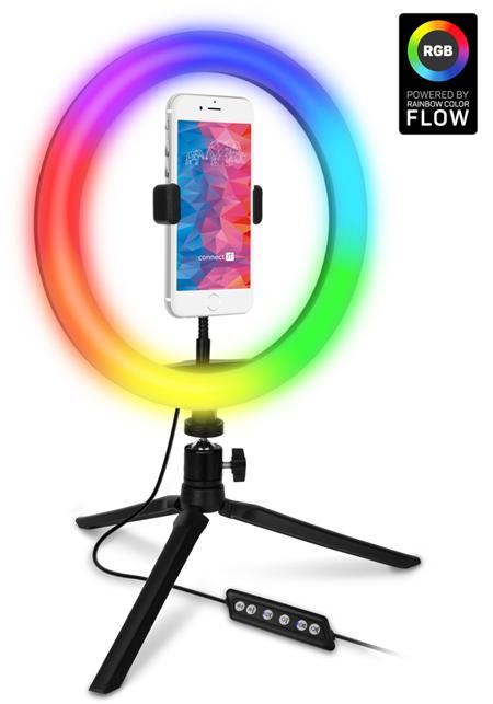 CONNECT IT Selfie10RGB kruhové 10" RGB LED