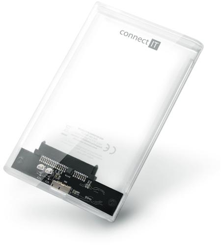 CONNECT IT ToolFree Clear externí box pro HDD