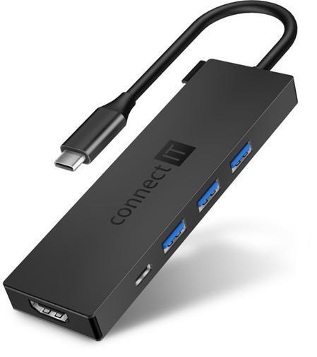CONNECT IT USB-C hub, 5v1 (USB-C,3xUSB-A,HDMI),