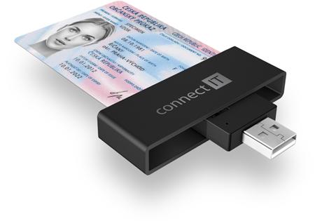 CONNECT IT USB čtečka eObčanek a čipových karet,