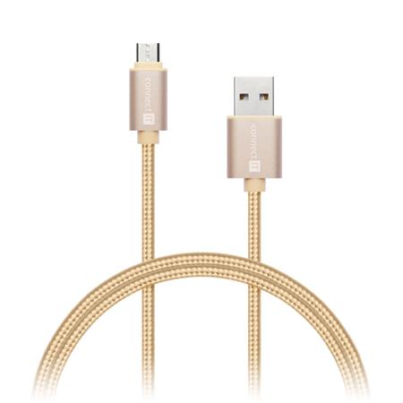 CONNECT IT Wirez Premium Metallic micro USB -
