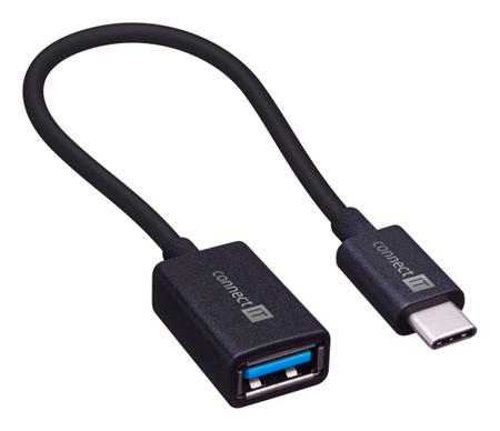 CONNECT IT Wirez USB-A -> USB-C (Type C) kabelová
