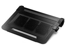 Coolermaster chladicí ALU podstavec NotePal U3 PLUS pro NTB 15-19" black, 3x8cm fan