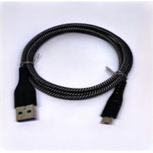 Crono kabel USB 2.0/  USB A samec - microUSB samec, 1,0m, černý premium