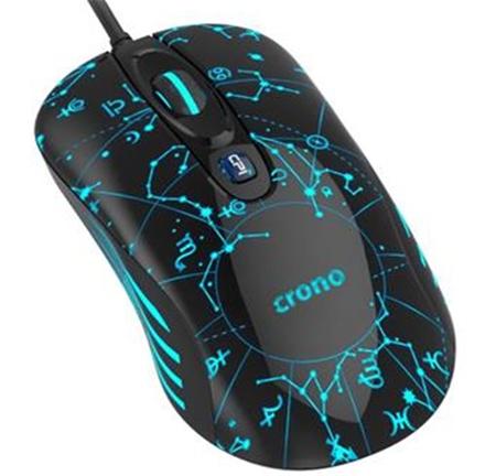Crono OP-636B - herní laserová myš, 800/1600/3200