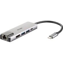 D-Link 5-in-1 USB-C Hub with HDMI/Ethernet and Power Delivery