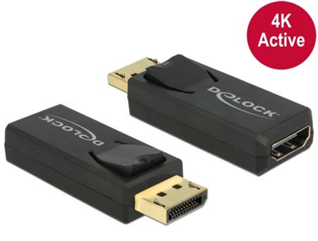 Delock adaptér Displayport 1.2 samec > HDMI