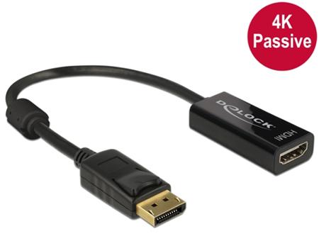 Delock Adaptér Displayport 1.2 samec > HDMI